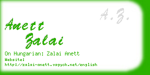 anett zalai business card